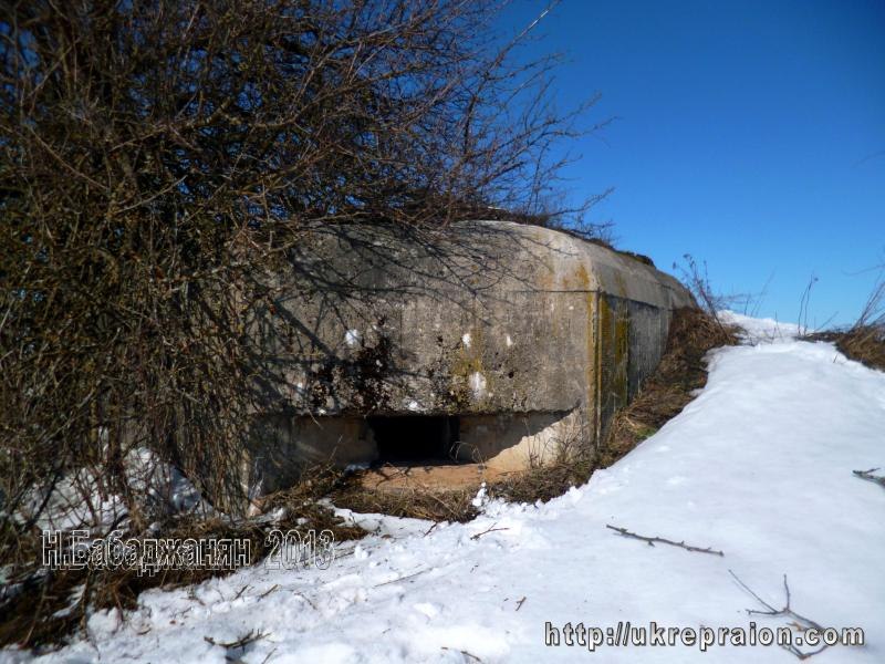 Двухамбразурный М-2 отсечной позиции