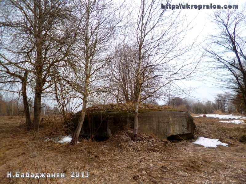 Двухамбразурный ДОТ третьей линии 10-го БРО
