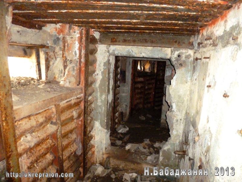 Внутренняя стена – гофрированный противооткол цел